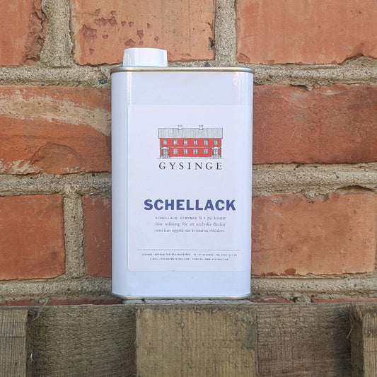 Schellack - kvistlakk fra Gysinge