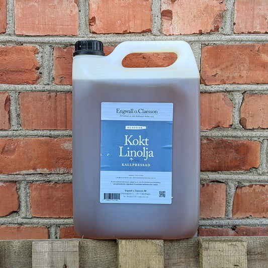 Kokt linolje 5 liter - Engwall o- Claesson